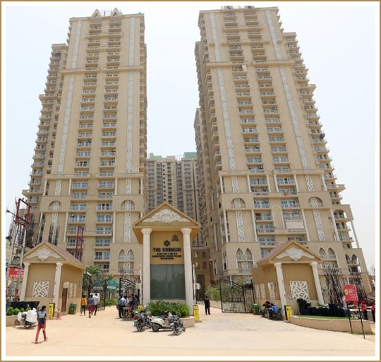 Apex Group landmark residential entrance and towers