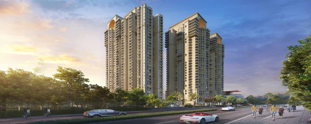 Apex Group luxury high-rise residences at dusk